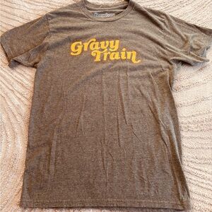 Tipsy Elves Brown and Yellow Retro Gravy Train Tee